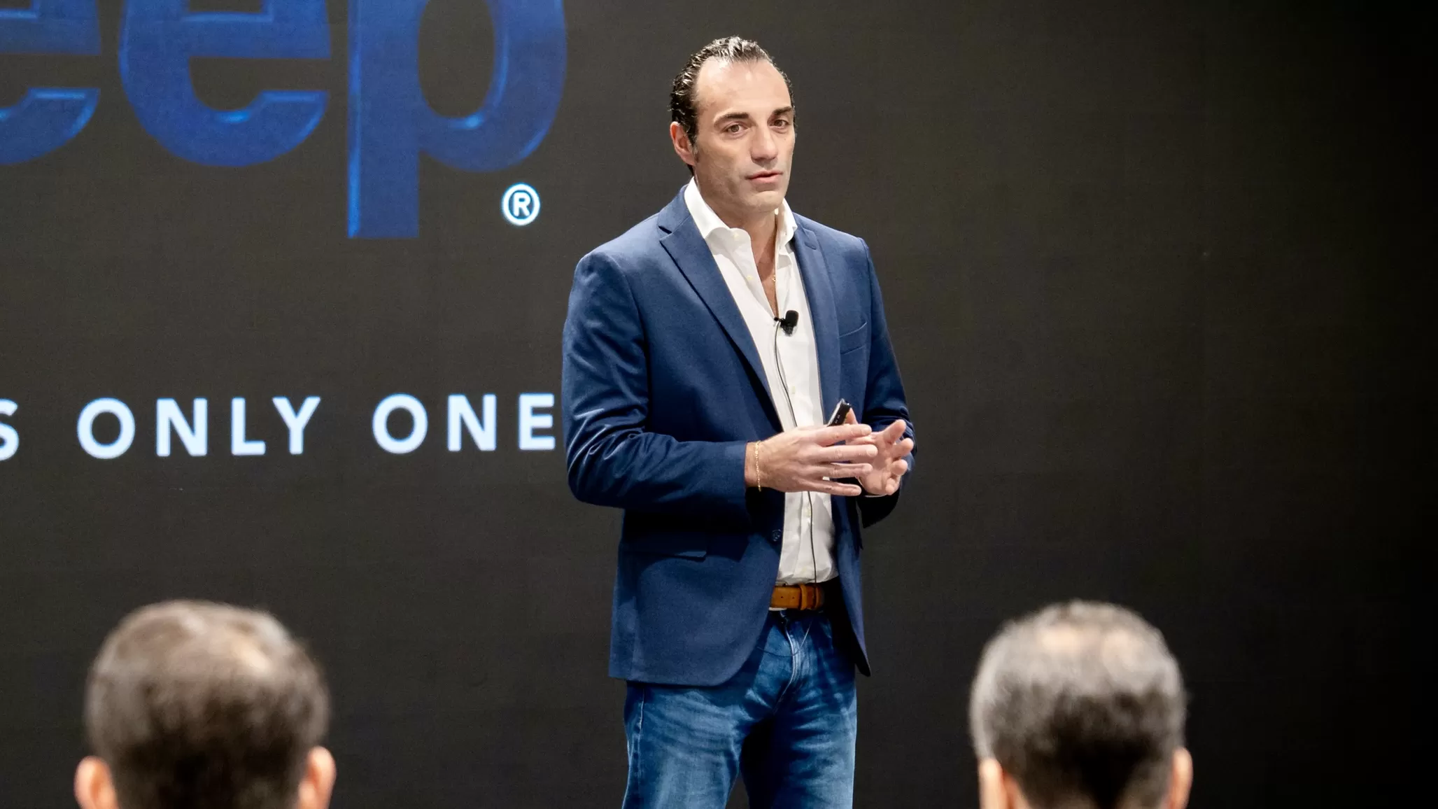 Antonio Filosa, the incoming Stellantis CEO, following the official announcement.