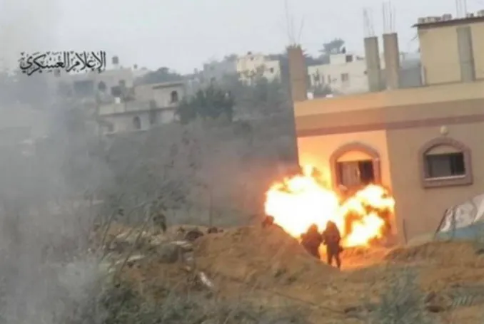 Israeli military vehicle caught in ambush in Khan Yunis, southern Gaza
