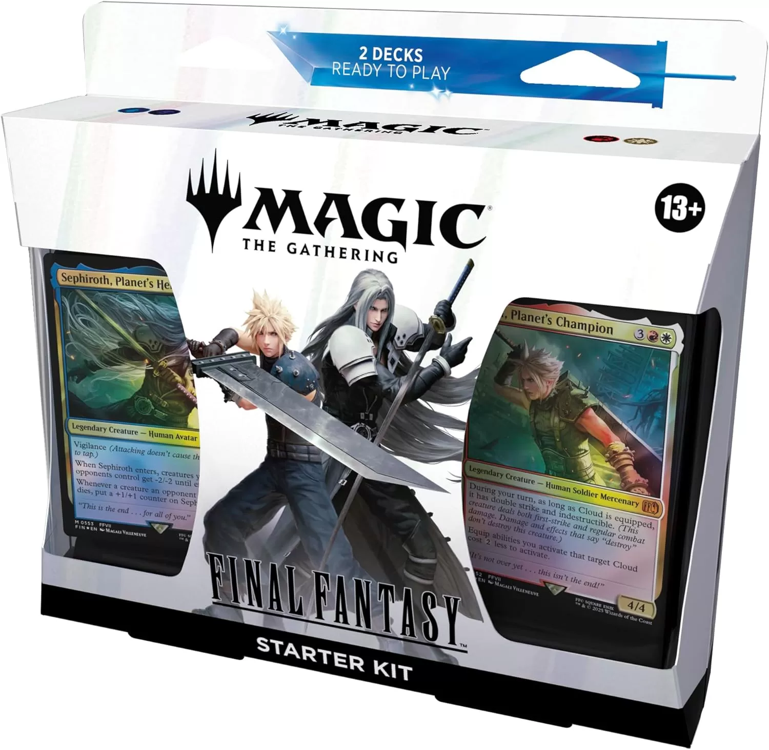 Magic: The Gathering Final Fantasy Starter Kit box showing card artwork