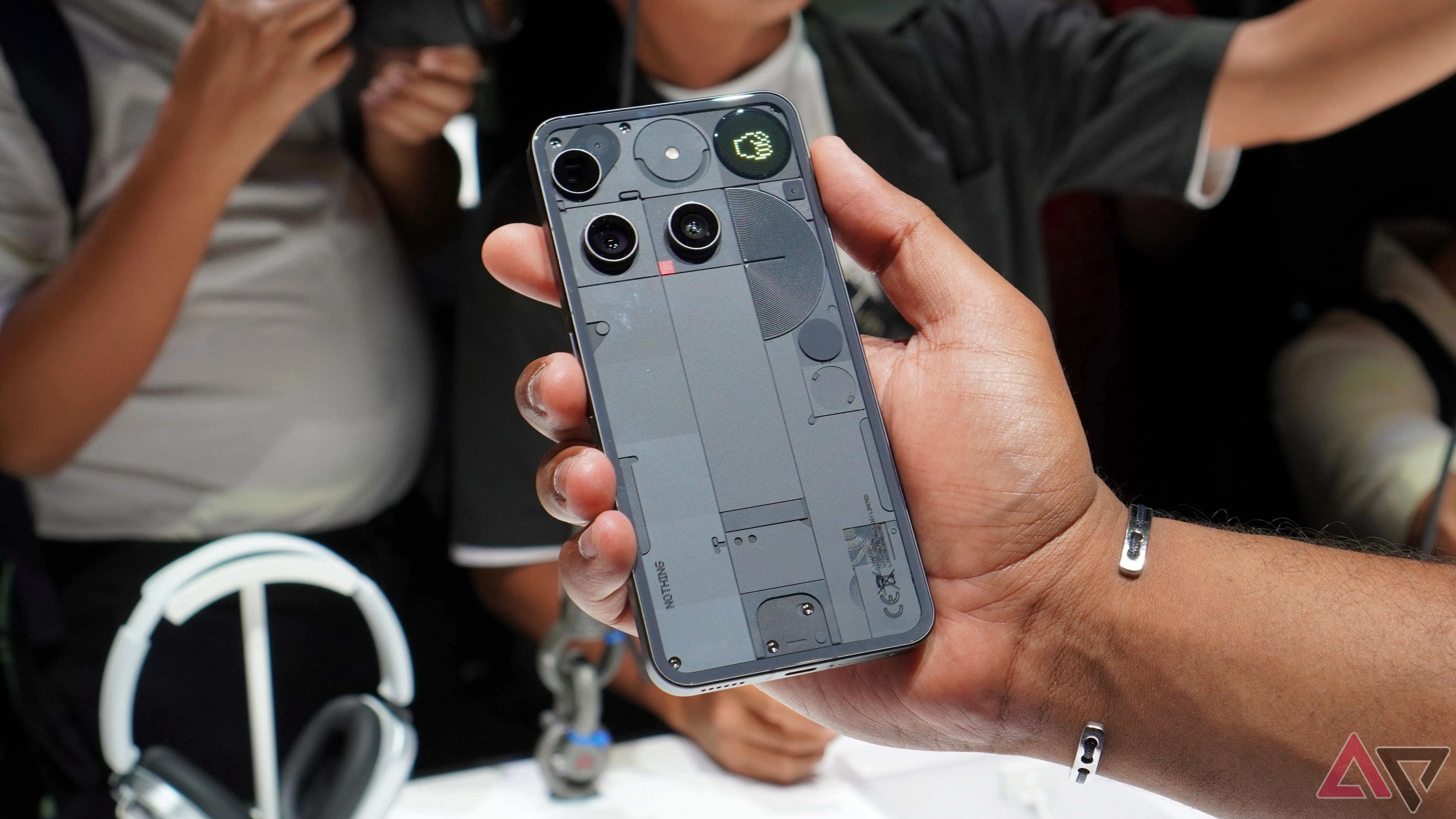 Nothing Phone 3 clear back design showcasing internal components